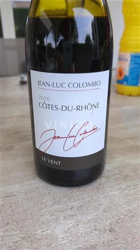Rhône Valley Côtes du Rhône Jean-Luc Colombo Le Vent 2020