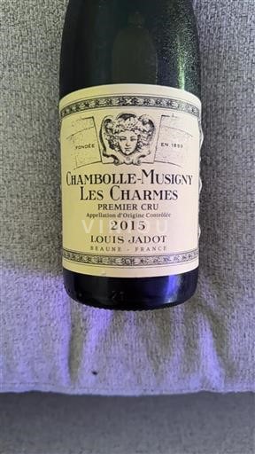 Borgogna Chambolle-Musigny Premier Cru Louis Jadot Les Charmes 2015