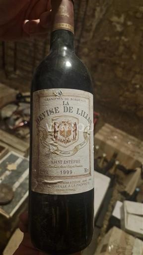 Bordeaux Saint-Estèphe La Devise de Lilian 1999