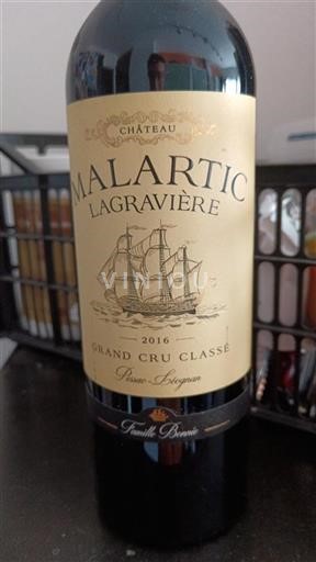 Bordeaux Pessac-Léognan Grand Cru Classé Château Malartic-Lagravière 2016