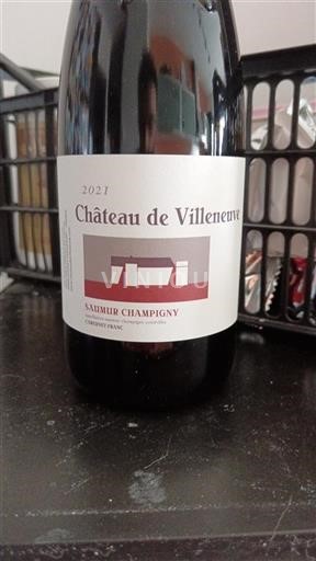 Vallée de la Loire Saumur-champigny Château Villeneuve 2021