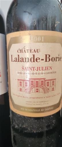 Bordeaux Saint-Julien Château Lalande-Borie 2001