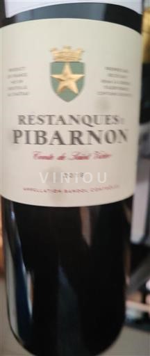 Vin Rouge sec Restanques de Pibarnon Château Pibarnon 2019 France Provence Bandol