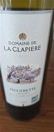 Languedoc et Roussillon Pays d'oc Domaine La Clapiere Figuerette 2020
