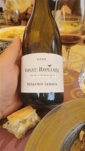 Borgoña Vosne-romanée Benjamin Leroux 2020