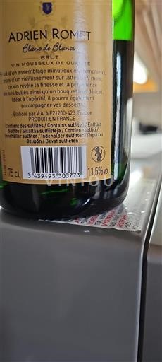 Champagne Adrien Romet Blanc de Blancs Non-Vintage