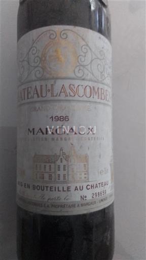 Bordeaux Margaux Grand Cru Château Lascombes 1986