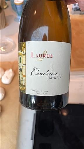 Rhônen laakso Condrieu Gabriel Meffre Laurus 2018