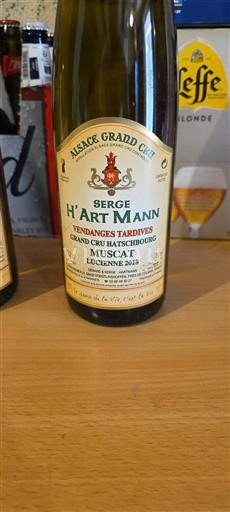 Alsace Määrittelemätön Grand Cru Serge H'Art Mann Lucienne 2018