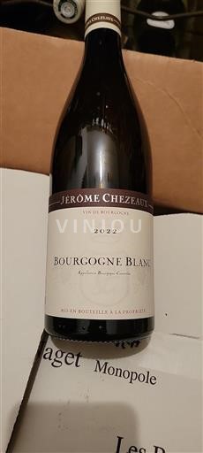 Vin Blanc sec Jérôme Chezeaux 2022 France Bourgogne