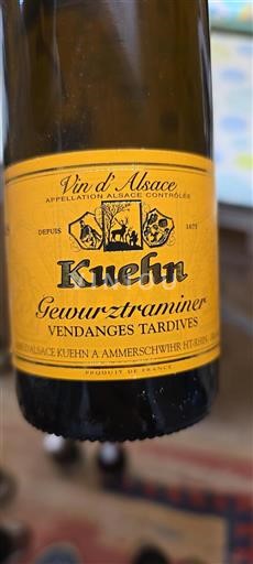 Alsace Grand Cru Kuehn Vendanges Tardives 2008