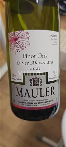 Alsazia Grand Cru Mauler Alexandra 2021