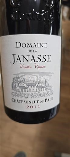 Rhônedalen Châteauneuf-du-Pape Domaine La Janasse Vieilles Vignes 2011
