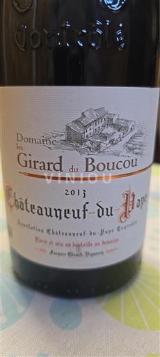 Rhônedalen Châteauneuf-du-Pape Domaine Les Girard du Boucou 2013