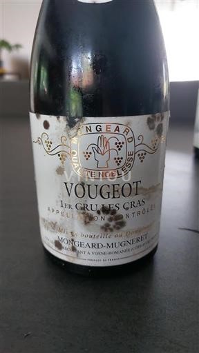 Burgundy Vougeot Premier Cru Mongeard-Mugneret Les Cras 2009