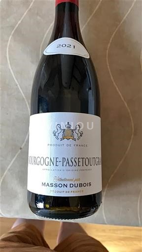 Burgundsko Bourgogne-passetoutgrain Masson Dubois 2021