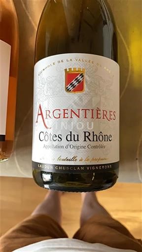 Rhônen laakso Côtes-du-rhône Argentières 2022