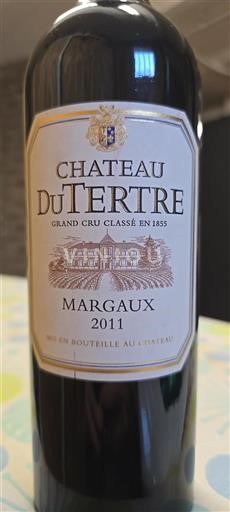 Bordeaux Margaux Grand Cru Château Tertre 2011