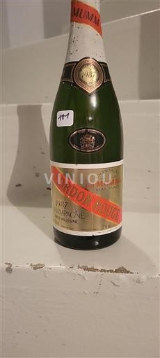 Champanhe G.H. Mumm Cordon Rouge 1987