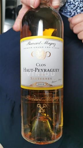 Bordeaux Sauternes Premier Grand Cru Classé Clos Haut-Peyraguey 2018
