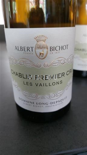 Burgundy Chablis Premier Cru Domaine Long-Depaquit Les Vaillons 2020