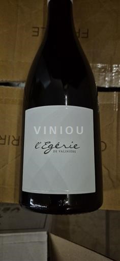 Rhônen laakso Côtes-du-rhône Valinière L'Égérie Ei vuosikertaa