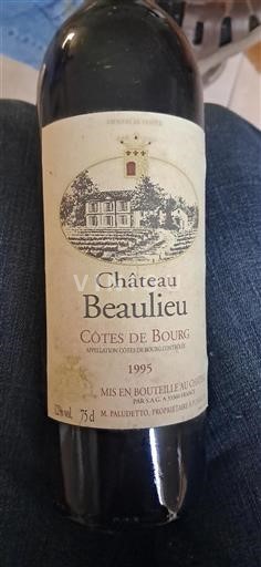 Bordeaux Côtes-de-bourg Château Beaulieu 1995