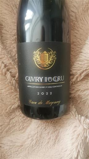 Bourgogne Givry Premier Cru Cave de Mazenay 2022