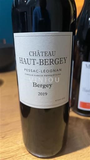 Bordeaux Pessac-Léognan Château Haut-Bergey Bergey 2019