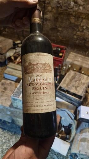 Bordeaux Saint-Estèphe Château Haut-Vignoble Seguin 2006