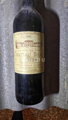 Bordeaux Pessac-Léognan Château Baret 2003