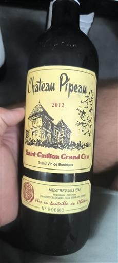 Bordeaux Saint-Émilion Grand Cru Grand Cru Château Pipeau 2012