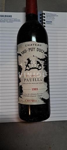 Bordeaux Pauillac Grand Cru Château Grand-Puy Ducasse 1993