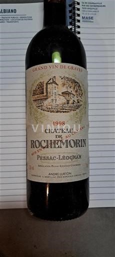 Bordeaux Pessac-Léognan Château Rochemorin 1998