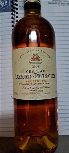 Bordeaux Sauternes Premier Cru Château Lafaurie-Peyraguey 2006