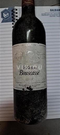 Zuidwest-Frankrijk Madiran Château Bouscassé 1988