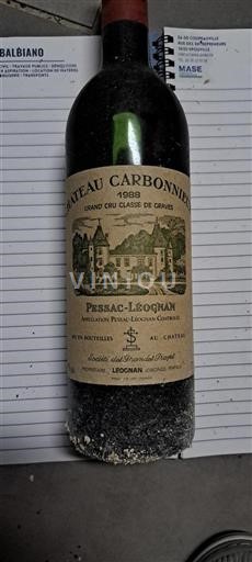 Bordéus Pessac-Léognan Grand Cru Château Carbonnieux 1988