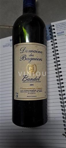 Provenza Bandol Domaine Des Baguiers 2005
