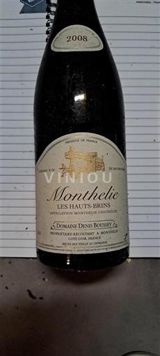 Bourgogne Monthélie Domaine Denis Boussey Les Hauts-Brins 2008