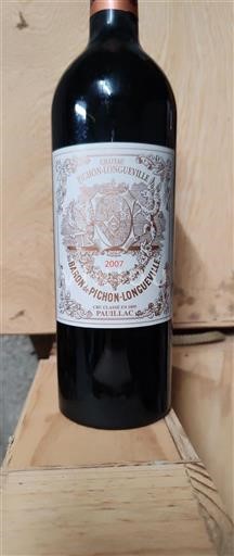 Bordeaux Pauillac Grand Cru Château Pichon-Longueville Baron de Pichon-Longueville 2007