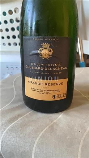 Champaña Champán Goussard-Delagneau Grande Réserve Sin añada