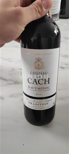 Bordeaux Haut-Médoc Château Cach Tradition 2019