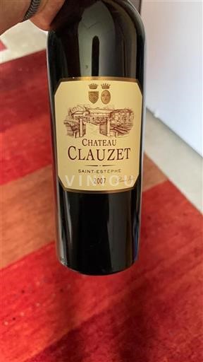 Bordeaux Saint-Estèphe Château Clauzet 2007