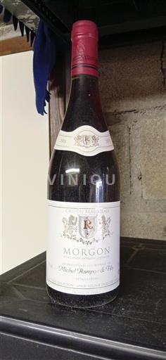 Vin Rouge sec Michel Rampon & Fils 2001 France Beaujolais Morgon AOC