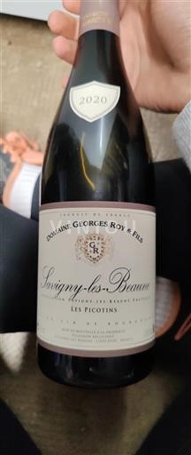Bourgogne Savigny-lès-beaune Domaine Georges Roy & Fils Les Picotins 2020
