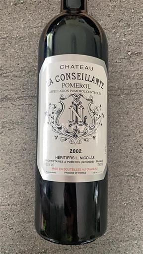 Bordeaux Pomerol La Conseillante 2002