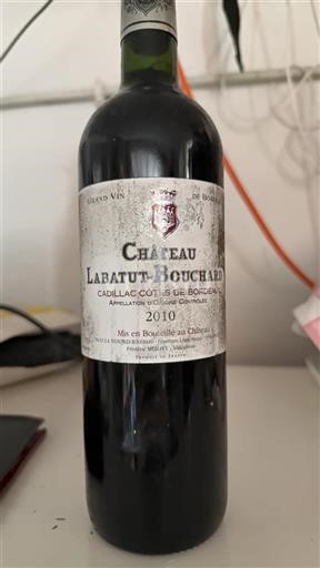 Bordeaux Cadillac-côtes-de-bordeaux Château Labatut-Bouchard 2010