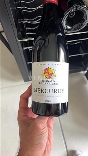 Bourgogne Mercurey Bernard Lagarrigue 2020
