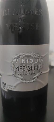 Vin Rouge sec Mes Sens Domaine St Roch 2019 France Vallée du Rhône Beaumes de Venise AOC