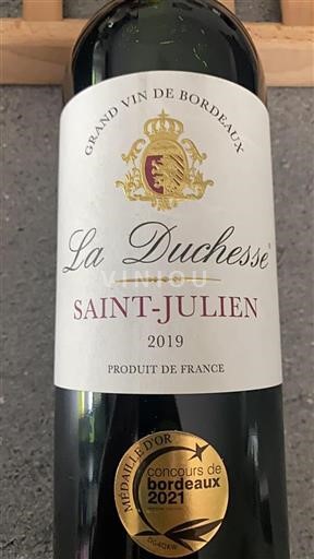 Bordeaux Saint-Julien La Duchesse 2019